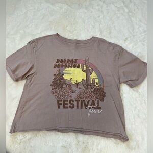 Fleurish Desert Solstice Crop Tee